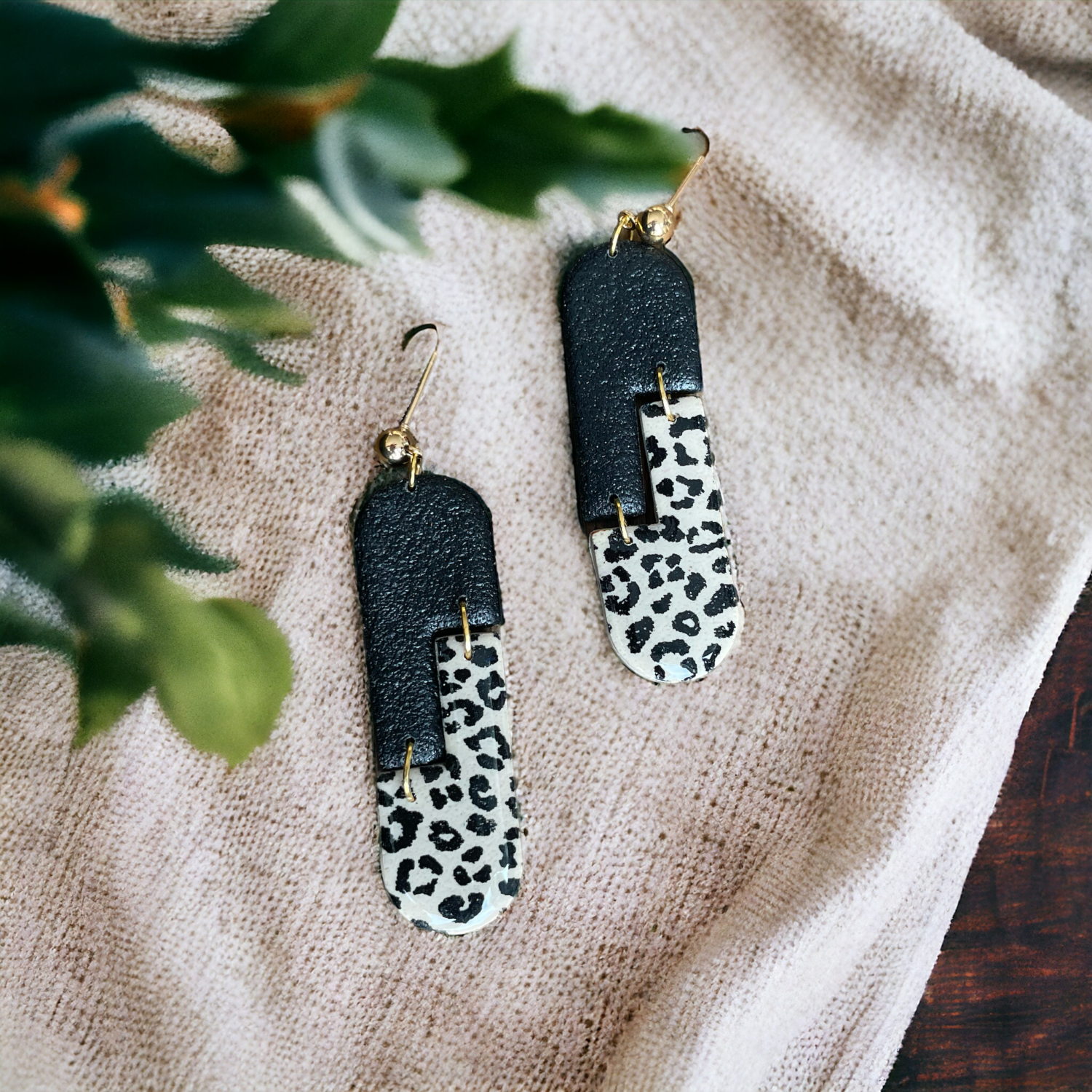 Garden Gala schwarz mit leopardendruck