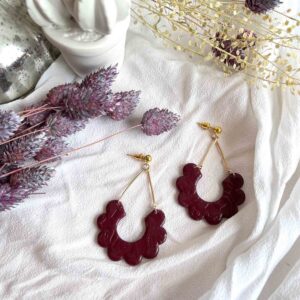 Cherry Blossom Charms rot mit Blumendruck