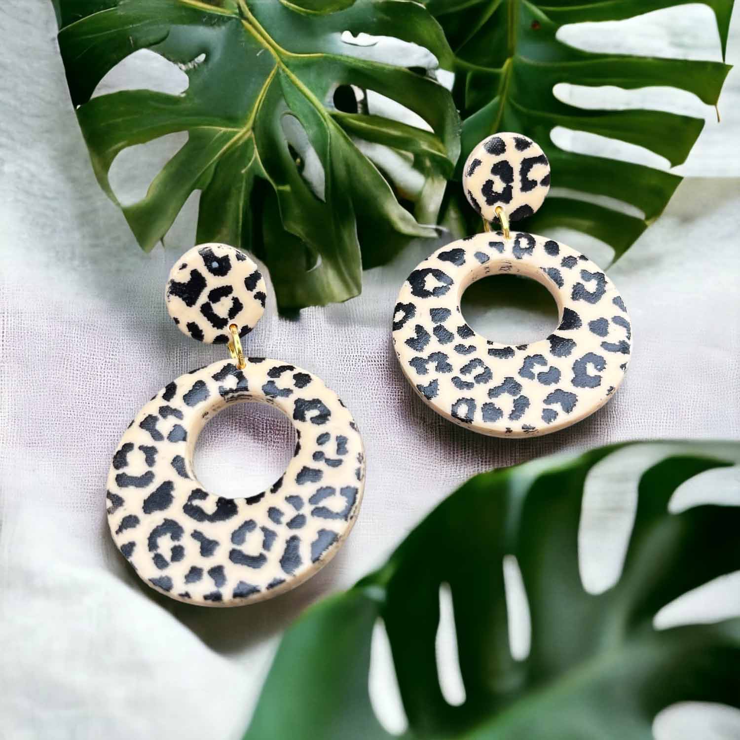 Funky Gems sand mit Leopardendruck