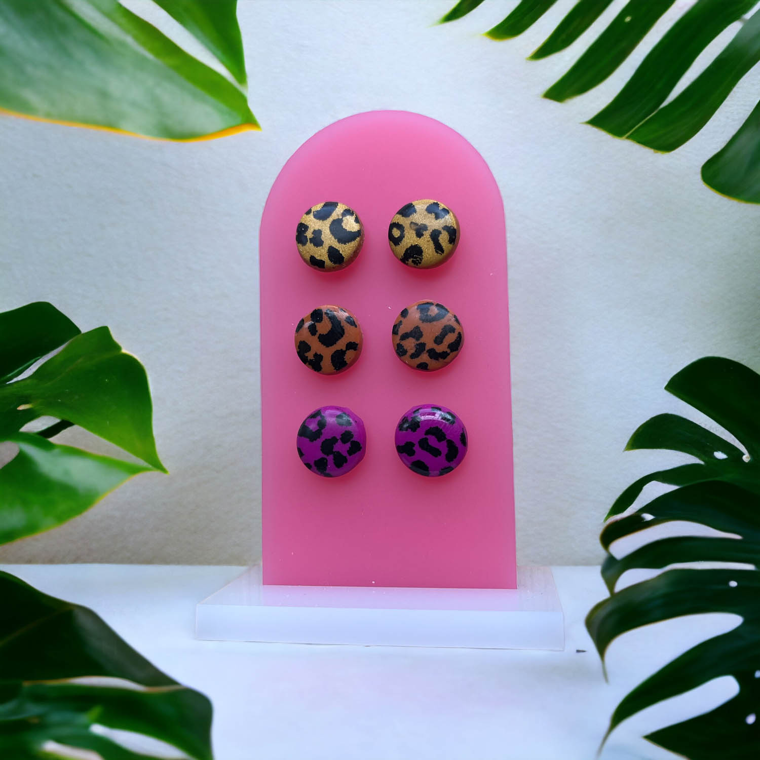 Funky Gems Studs