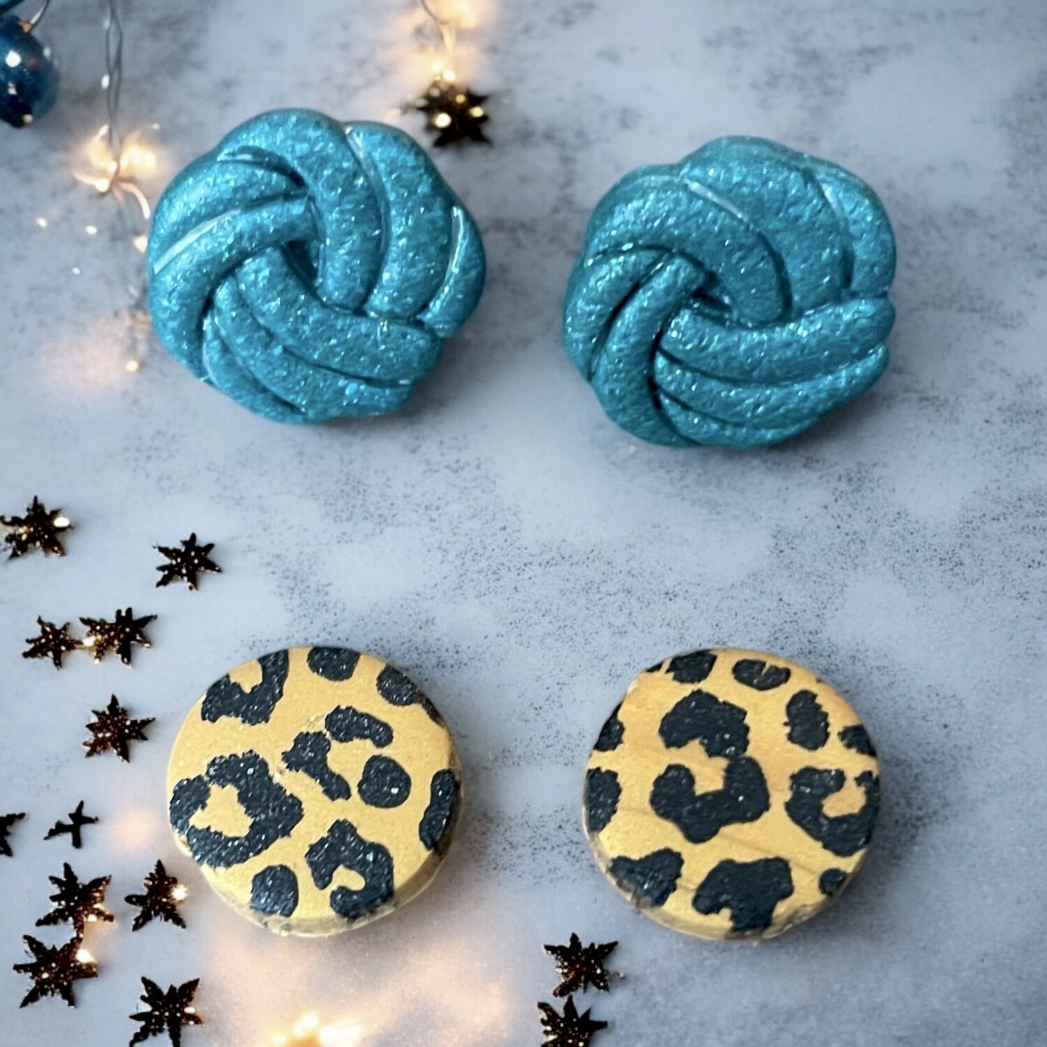 Twinkle dots studs